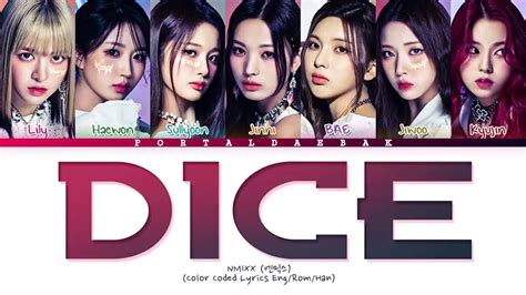 dice nmixx lyrics|nmixx dice color lyrics.